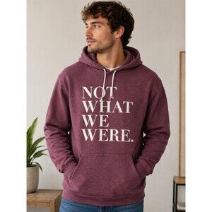 The Chosen "Not What We Were" Burgundy Pullover Hoodie Adult Unisex Size Xl